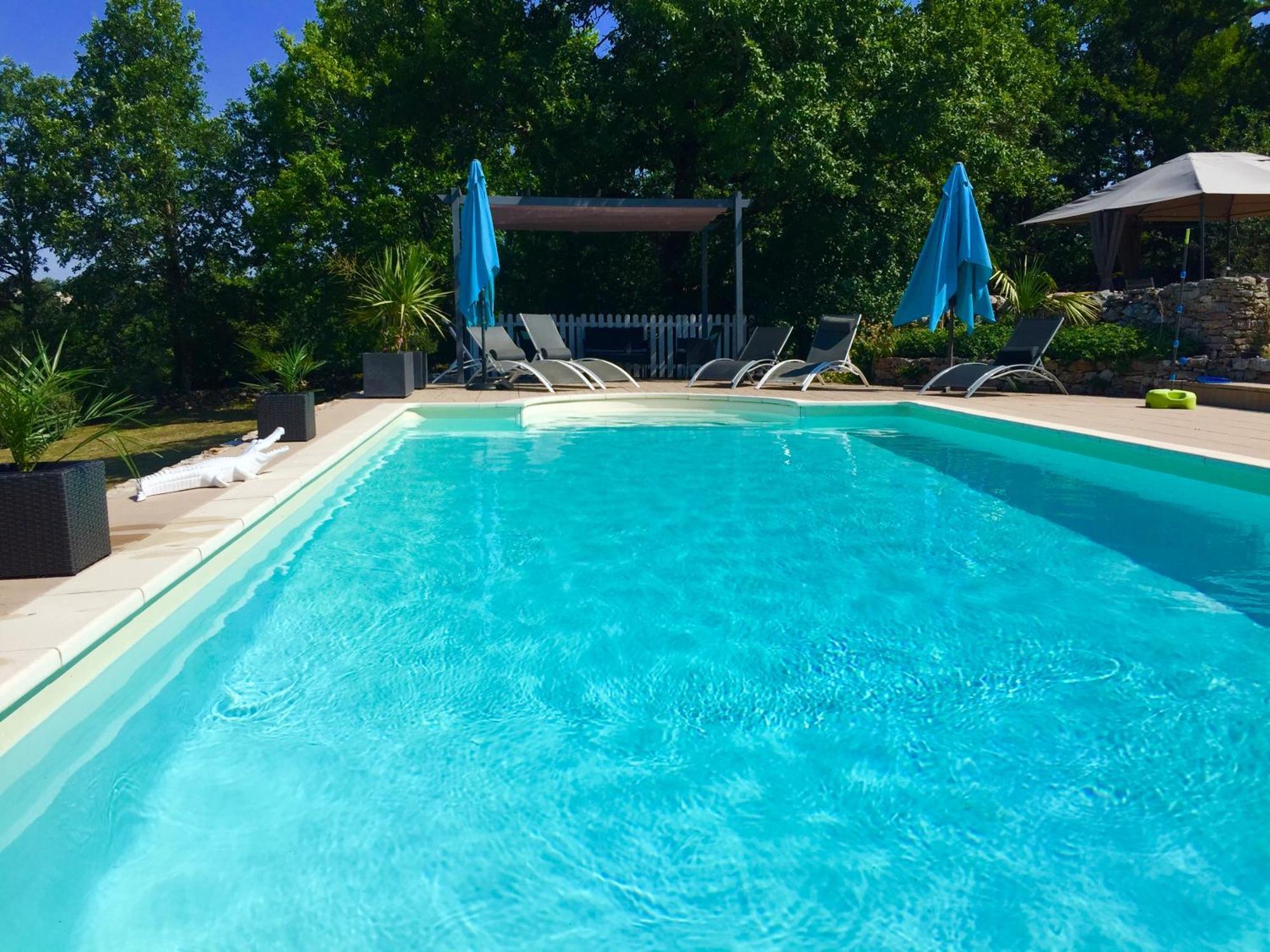 Maison De Campagne Avec Piscine Beduer Exterior photo